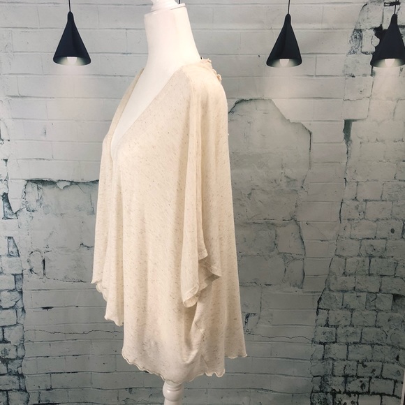 Full Tilt Light Weight Cream Cardigan Size L - Picture 2 of 4